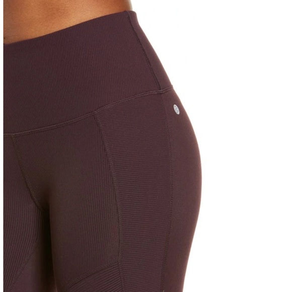 Zella Moto Ribbed High Waist Ankle Leggings - Picture 5 of 8
